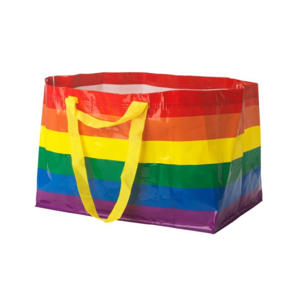 IKEA Pride Rainbow Shopping Bag Reusable Tote